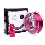 PET-G filament Raspberry Pink TR 1,75 mm Print With Smile 1 kg