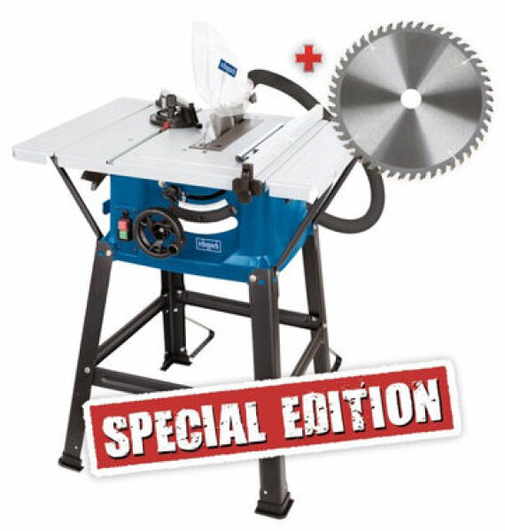 Scheppach HS 81 S Special Edition / Stolová píla / 1500W / 5000 ot-min / 210mm kotúč / 230V (5901311904)