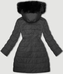 Čierno-sivá obojstranná dámska prechodná bunda J Style (16M9159-392) odstíny černé S (36)