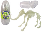 Mamido Svietiace v temnote 3D Skelet Dinosaurov Mamuta v Vajci