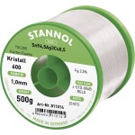 Stannol Kristall 600 Fairtin spájkovací cín bez olova bez olova Sn96,5Ag3Cu0,5 REL0 500 g 1 mm; 811014