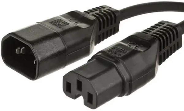 MicroConnect Jumper Cable C14 - C15 2.5m / predlžovací kábel / 2.5m (PE011400)