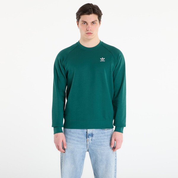 Mikina adidas Trefoil Essentials French Terry Crew Sweatshirt Collegiate Green M