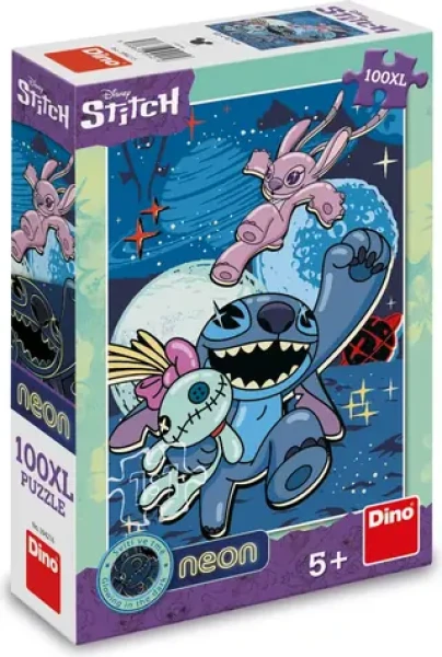 Dino Puzzle Stitch XL Neon