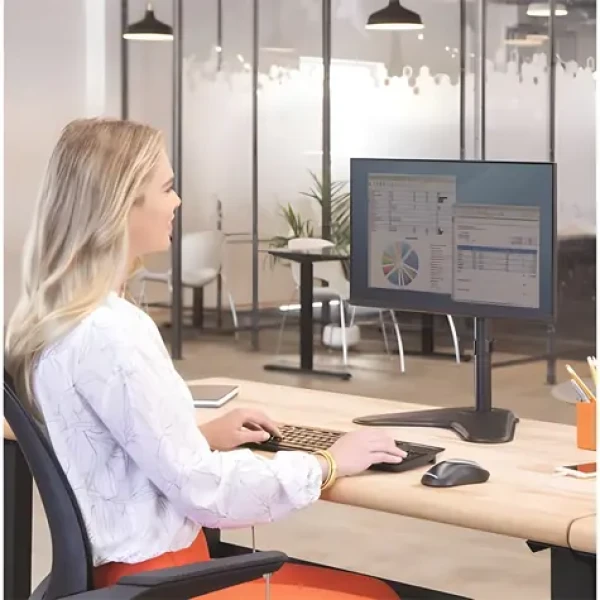 Fellowes Professional Series Free Standing čierna / Stojan pod monitor / do 32 "/ nosnosť 8 kg / rotácia 360° (8049601)