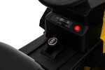 Mamido Mamido Detský elektrický traktor s vlečkou 12V 7Ah žltý