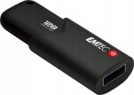 Emtec Emtec B120 Click Secure pamięć USB 128 GB USB Typu-A 3.2 Gen 2 (3.1 Gen 2) Čierny