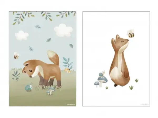 Little Dutch Plagát A3 Forest Friends (PW10294030LD)