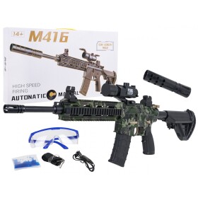 Mamido Detská puška M416 na vodné guľôčky s príslušenstvom