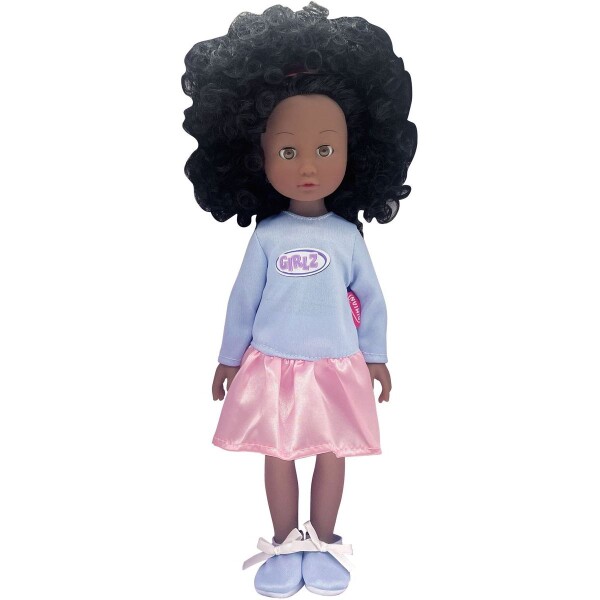 Dimian Bambolina 35 cm černé vlasy