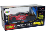 Mamido Športové vozidlo R/C 1:24 Corvette C6. R Červená 2,4 g svetlo