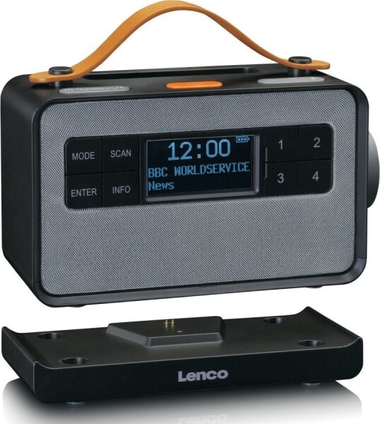 Lenco Lenco PDR-065BK Tragbares DAB+/FM-Radio (Schwarz)