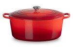 Le Creuset Signature Oválny hrniec s pokrievkou 40 cm červená (21178400602430)