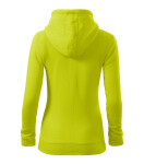 Trendy mikina na zips dámska limetková XL