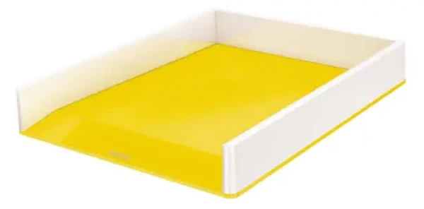 Leitz WOW Odkladač dvojfarebný bielo-žltá (53611016)