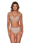 Ava 2105/B S-2XL Brazílske nohavičky béžová L