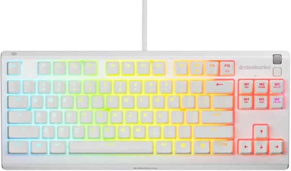 SteelSeries Steelseries APEX PRO TKL GEN 3 klawiatura Gaming USB US English Biely