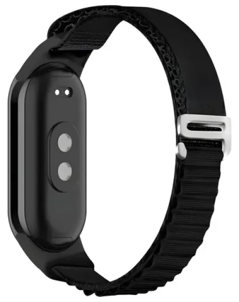 Beline Alpine čierna / Remienok pre XIAOMI Mi Band 10/9/8 / nylon