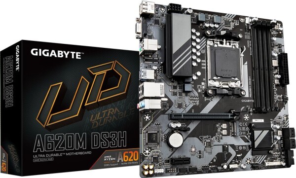 Gigabyte *A620M DS3H AM5 M.2 mATX