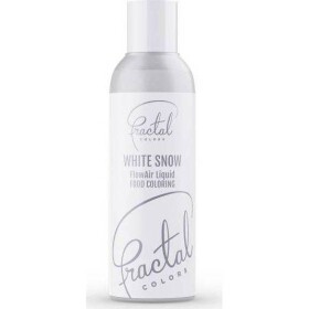Dekoratívna airbrush farba tekutá Fractal - White Snow (100 ml) - dortis - dortis