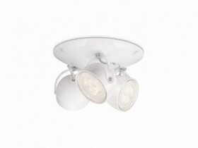 Philips Dyna 3x3W biela / LED bodové svietidlo / 810lm / 2700K / IP20 / vr. zdroje (915004436901)