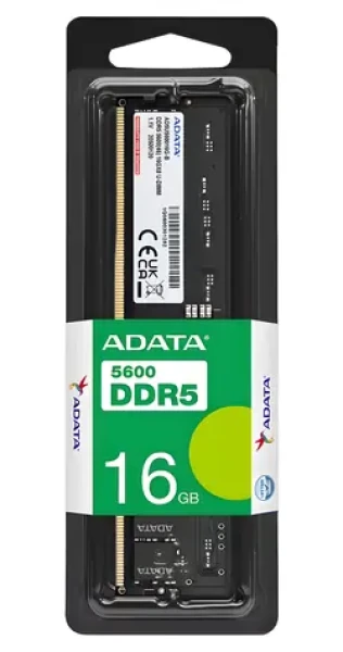 ADATA 16 GB (1x16 GB) DDR5 5600 MHz / Operačná pamäť / CL46 / DIMM / 1,1 V (AD5U560016G-S)