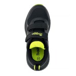 Detské outdoorové topánky na suchý zips Bugga SOLIS Black B00204-10 - 32