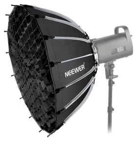 Neewer Softbox 65 cm / Parabolický / Bowens mount / 2x difúzor / voštinová mriežka (10101630)