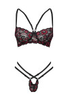 Dámsky erotický set Rosalinda - BEAUTY NIGHT FASHION černá S/M