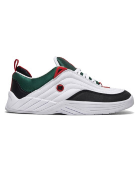 Dc WILLIAMS SLIM WHITE/BLACK/ATHLETIC RED pánske letné topánky - 40,5EUR