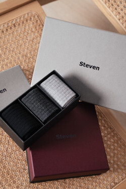 Ponožky Steven čl.175/1 Pánsky box A'3 41-46 mix barev 1 41-43