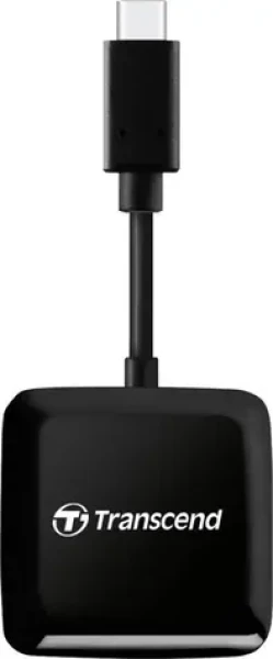 Transcend RDC3 čítačka pamäťových kariet čierna / USB-C 3.1 Gen 1 / SDXC / microSDXC / CompactFlash / UHS-I (TS-RDC3)