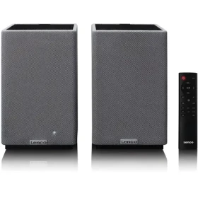 LENCO SPB-240BKGY šedo-čierna / Regálové reproduktory / 2.0 / 80 W RMS / Bluetooth 5.3 / USB (SPB-240BKGY)