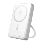 Dudao K28 10000mAh strieborná / Powerbanka / MagSafe s puzdrom a stojanom / 22.5W (188195)