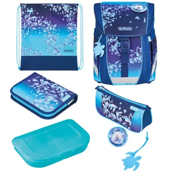Herlitz Školská aktovka / 5dielna sada / modrá (50048892)