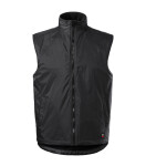 Teplá vesta unisex ebony gray 4XL