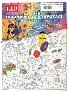 Pexi Vyfarbovacie obrúsky - Vesmír