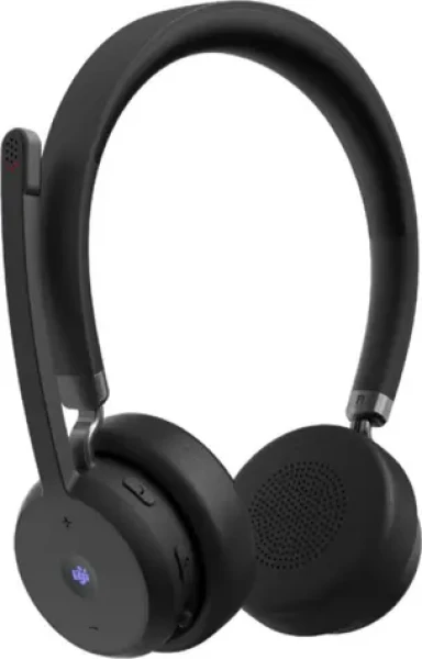 Lenovo Wireless VoIP Headset čierna / Bezdrôtový headset / Bluetooth 5.3 / 60h výdrž / 2h nabíjania (4XD1M80020)