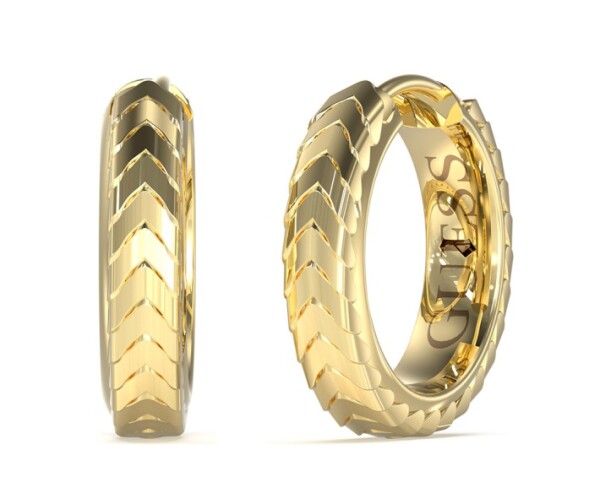 Guess Fashion pozlátené kruhy Sailor Knot JUME05021JWYGT/U