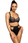 Tanga Denise 0201/4/1 - Mat 36 černá