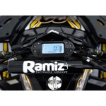 Mamido Detská benzínová štvorkolka RamiGO DISCOVERER 125CC čierno-žltá