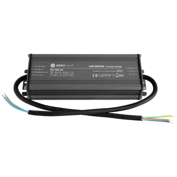 Deko Light IP, CV, V6-100-24 LED driver konštantné napätie 100 W 0 - 4170 mA 24 V; 872094