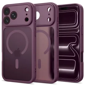 Tech-Protect BasicMag MagSafe tmavo čerešňová matná / Kryt / Apple iPhone 17 Pro / 18 Pro / MagSafe