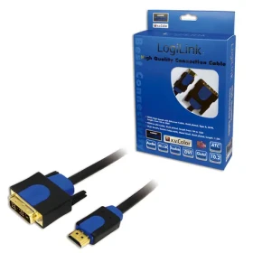 LogiLink HDMI - DVI-D čierna / Kábel / 2 m / Full HD 1080p / 60 Hz (CHB3102)