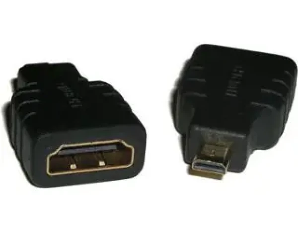LogiLink AH0010 HDMI Micro - HDMI čierna / Adaptér / Micro HDMI (M) na HDMI (F) (AH0010)
