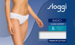 Nohavičky sloggi Basic+ Mini 2P – biele WHITE – SLOGGI WHITE 44