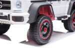 Mamido Elektrické autíčko Mercedes Benz G63 6x6 biele