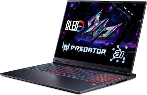 Acer Acer | Predator Helios Neo 16S AI PHN16S-71-7556 | Abyssal Juodas | 16 " | OLED | WQXGA | 2560 x 1600 pikselių | Intel Core U7 | 255HX | 16 GB | DDR5 | Solid-state drive capacity 1000 GB | NVIDIA GeForce RTX 5060 | GDDR7 | 8 GB | Windows 11 Home...