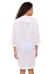 Plážové šaty 7225 biele - LingaDore Bílá 3XL