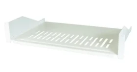 EFB montážna polica 19" sivá / Montážna polica / 2U / nosnosť 22 kg / hĺbka 400 mm (691650GR.2B)